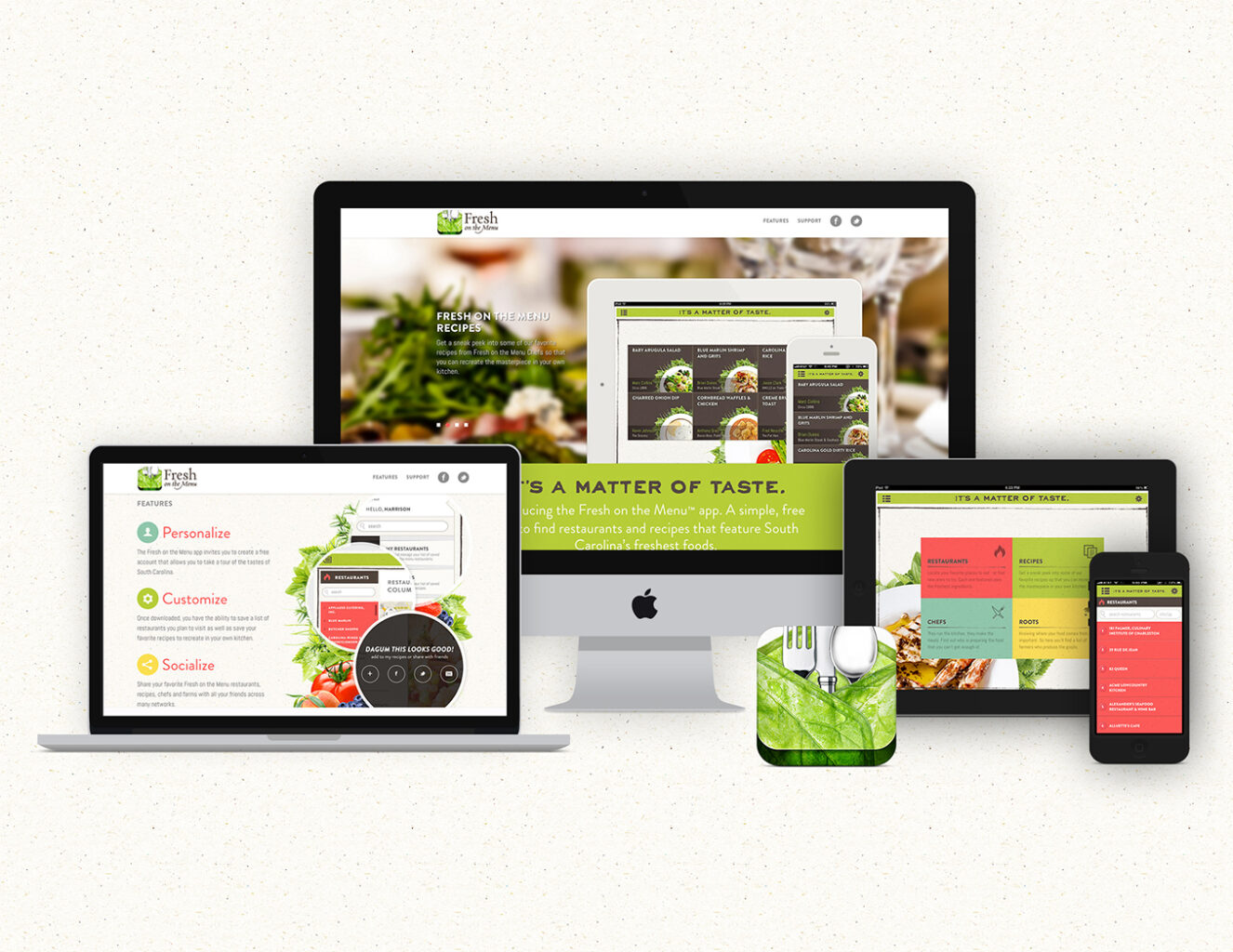 Fresh on the Menu App Fresh on the Menu App