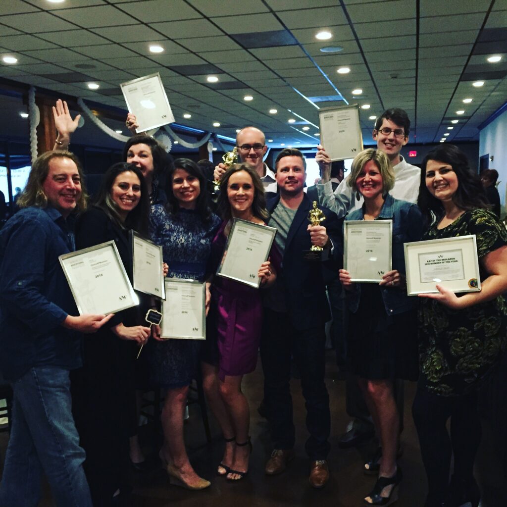 The team won for online & interactive, print, video & cross platform work The team won for online & interactive, print, video & cross platform work