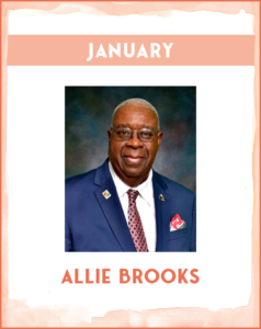 ALLIE BROOKS - SC African American History Calendar January